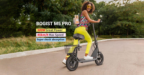 BOGIST M5 PRO Review – Folding Moped Electric Scooter