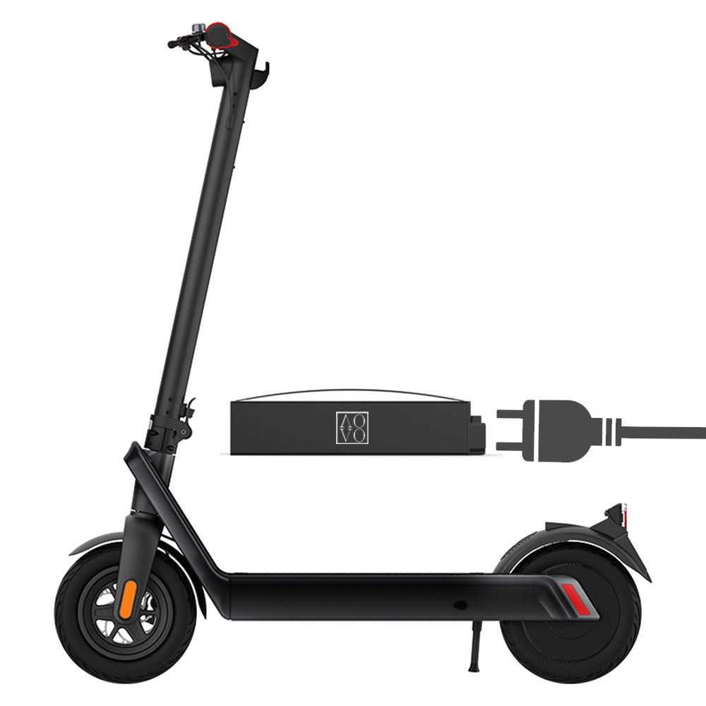 AOVO X9 Pro Max 10" Folding Electric Scooter 550W (1100W Max Power) Motor 48V 15.6Ah Battery