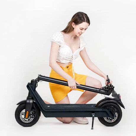 AOVO X9 Pro Max 10" Folding Electric Scooter 550W (1100W Max Power) Motor 48V 15.6Ah Battery