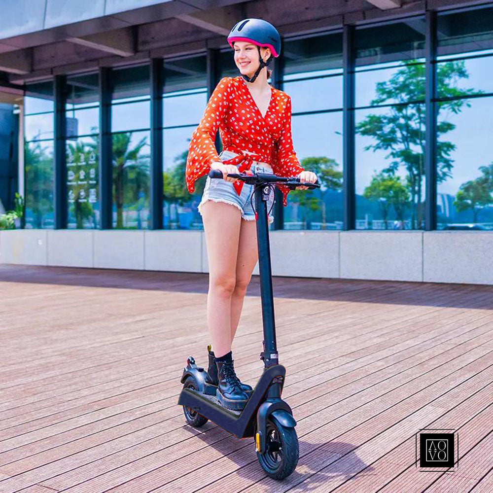 AOVO X9 Pro Max 10" Folding Electric Scooter 550W (1100W Max Power) Motor 48V 15.6Ah Battery