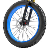 BEZIOR X-PLUS 26*4.0" Bici Pieghevole Elettrica Fat Tire Motore 1500W Batteria 48V 17.5Ah