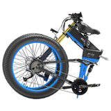 BEZIOR X-PLUS 26*4.0" Bici Pieghevole Elettrica Fat Tire Motore 1500W Batteria 48V 17.5Ah