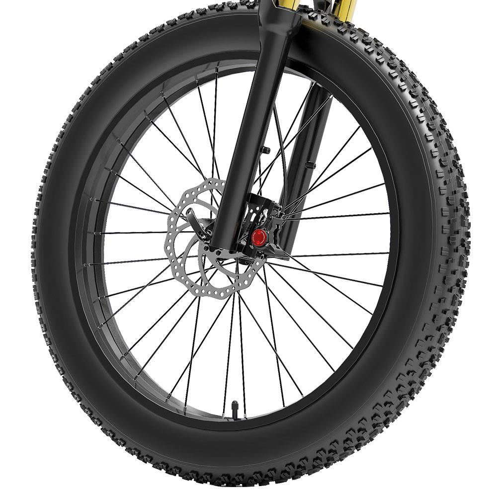 BEZIOR X-PLUS 26*4.0" Bici Pieghevole Elettrica Fat Tire Motore 1500W Batteria 48V 17.5Ah