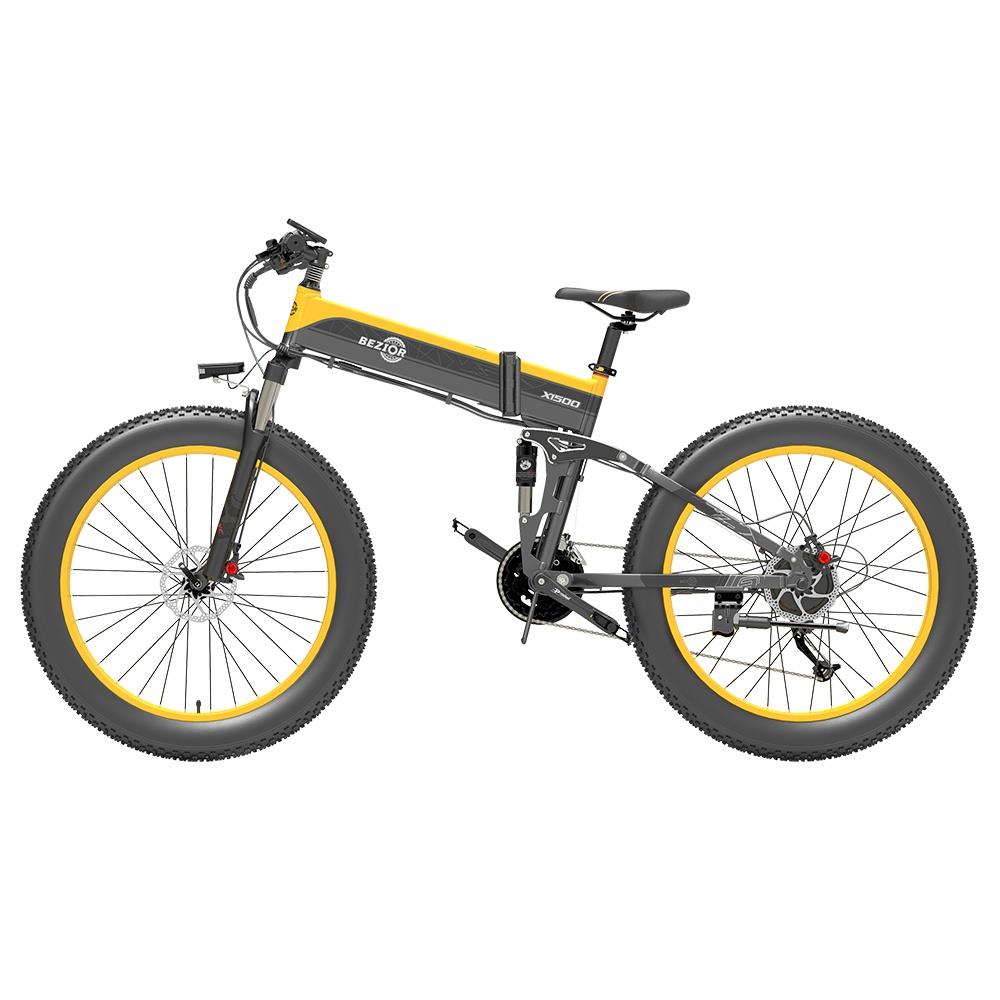 BEZIOR X1500 26x4" Mountain Bike elettrica Motore 1500W Batteria 48V 12,8Ah