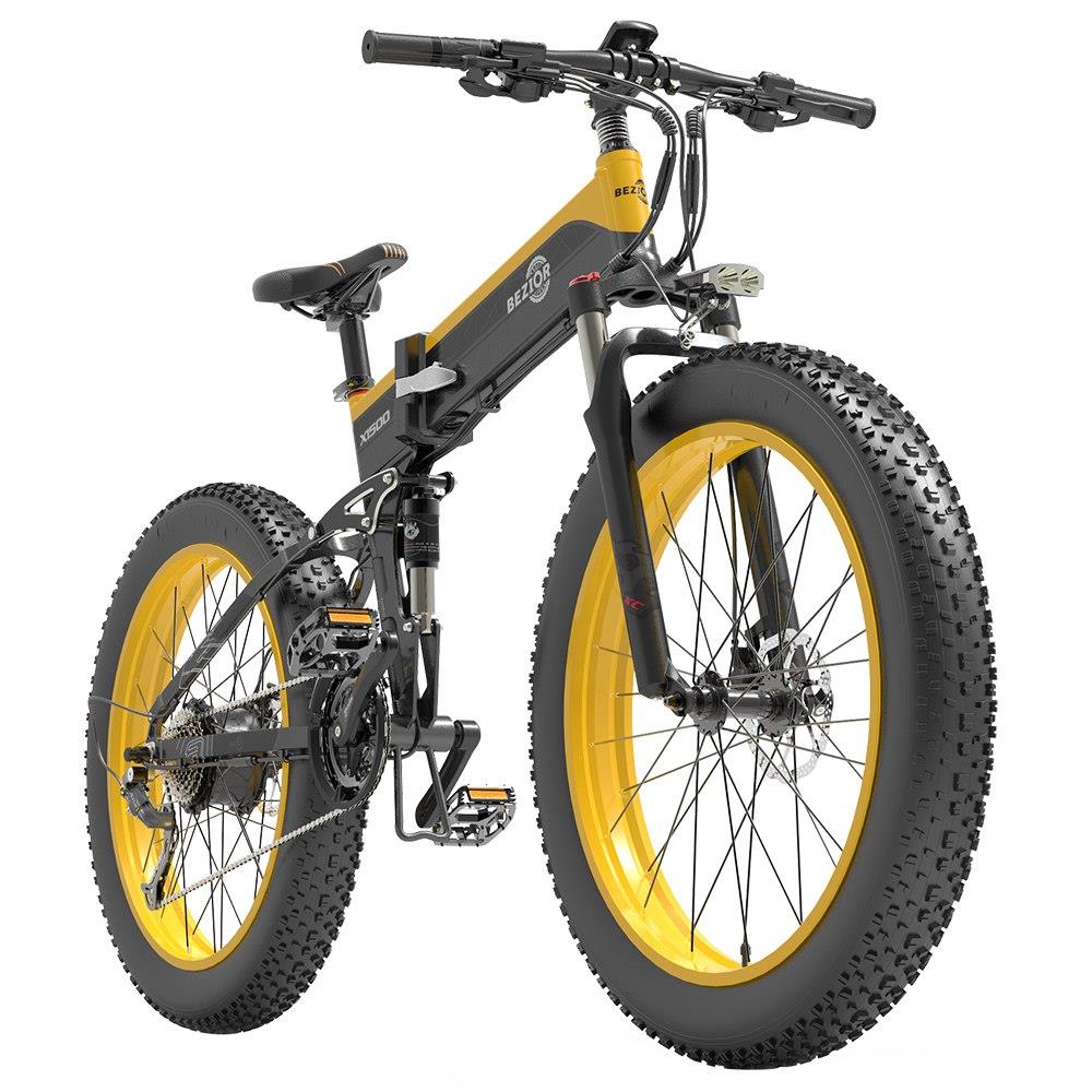 BEZIOR X1500 26x4" Mountain Bike elettrica Motore 1500W Batteria 48V 12,8Ah