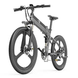 BEZIOR X500 Pro 26*1.95" Fat Tire Electric Folding Bike 500W Motor 48V 10.4Ah Battery