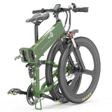 BEZIOR X500 Pro 26*1.95" Fat Tire Electric Folding Bike 500W Motor 48V 10.4Ah Battery