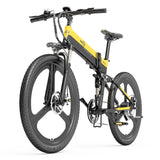 BEZIOR X500 Pro 26*1.95" Fat Tire Electric Folding Bike 500W Motor 48V 10.4Ah Battery