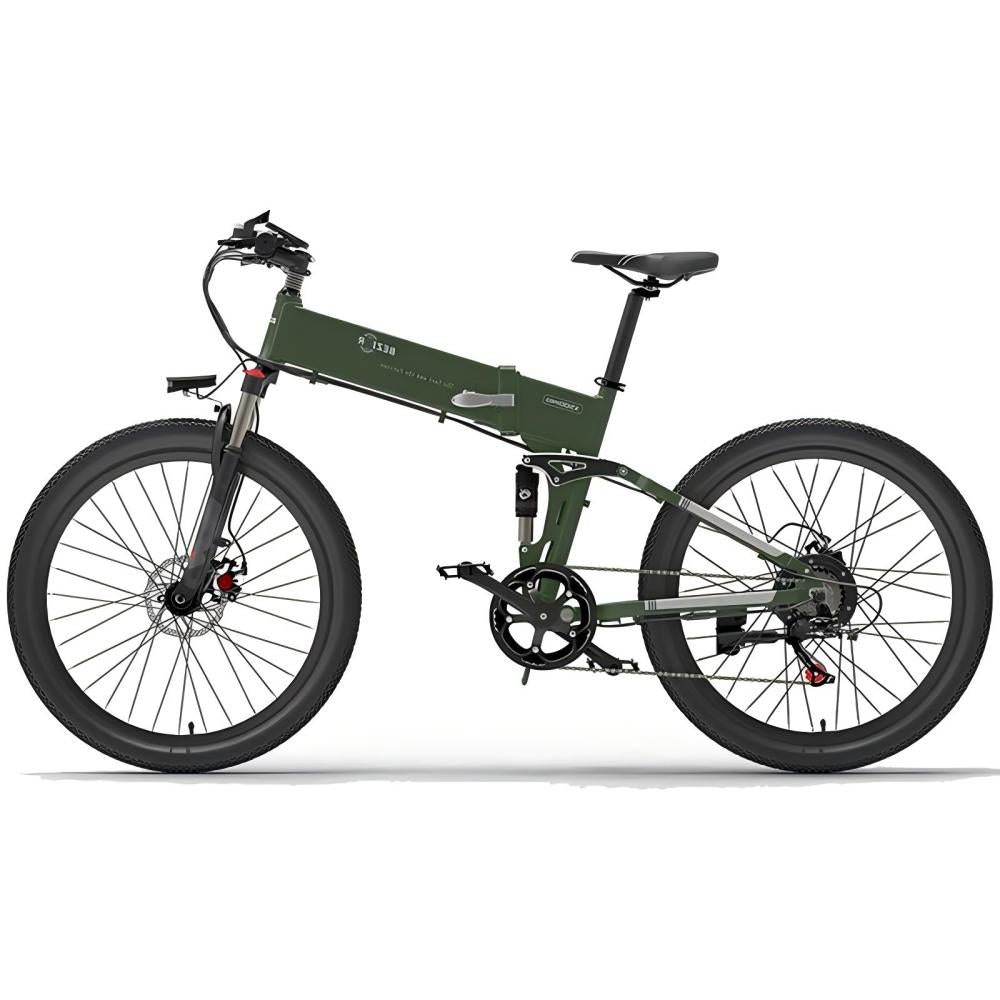 BEZIOR X500 Pro 26*1.95" Fat Tire Electric Folding Bike 500W Motor 48V 10.4Ah Battery