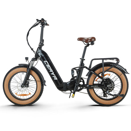 CEAYA A20 20" Fat Tires Folding Electric Bike 500W Motor 48V 20Ah Battery