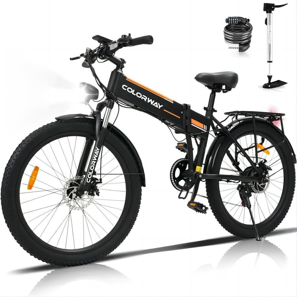 COLORWAY BK12M 26" Folding Electric Bike 750W Motor 48V 15Ah Battery