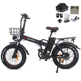 DRVETION AT20 20" Folding Electric Bike 750W Motor 48V 10Ah/15Ah/20Ah Samsung Battery