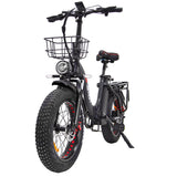 DRVETION CT20 20" Fat Tires Folding Electric Bike 750W Motor 48V 10Ah/15Ah/20Ah Battery