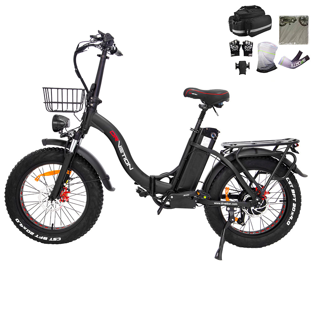 DRVETION CT20 Step-Thru Electric Bike Combo