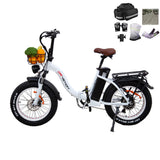 DRVETION CT20 20" Fat Tires Folding Electric Bike 750W Motor 48V 10Ah/15Ah/20Ah Battery