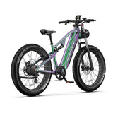 DUOTTS E26 26" SUV Fat Tire Electric Mountain Bike 750W Motor 48V 20Ah Battery