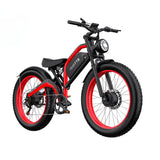 DUOTTS N26 26" Fat Tire Electric Mountain Bike 750W Dual Motors 48V 20Ah Battery