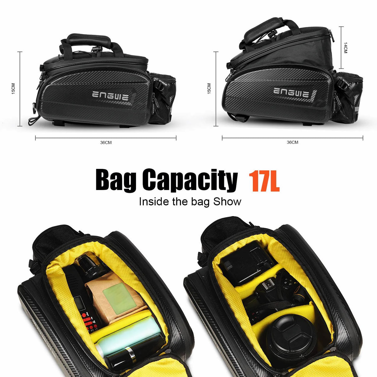 ENGWE 35L Waterproof Rear Rack Bag