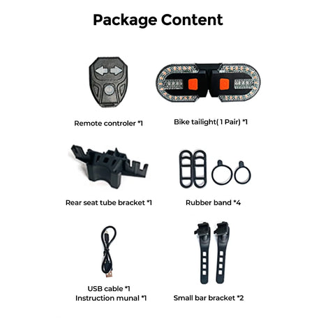 ENGWE Bicycle Taillights with Turn Signals