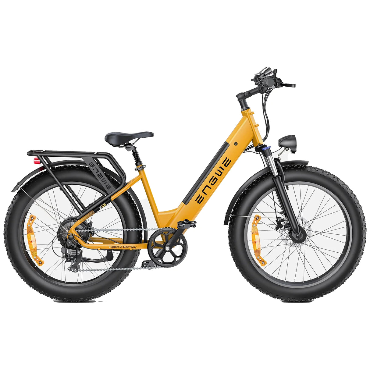 ENGWE E26 26" Fat Tire All-Terrain Electric Bike 1000W Motor Peak 48V 16Ah Battery