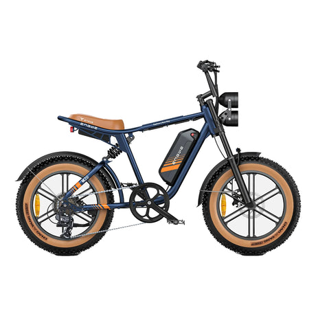 ENGWE M20 2.0 20" Retro Fat Tire Off-road Electric Bike 750W Motor 52V 15.6Ah Dual Batteries