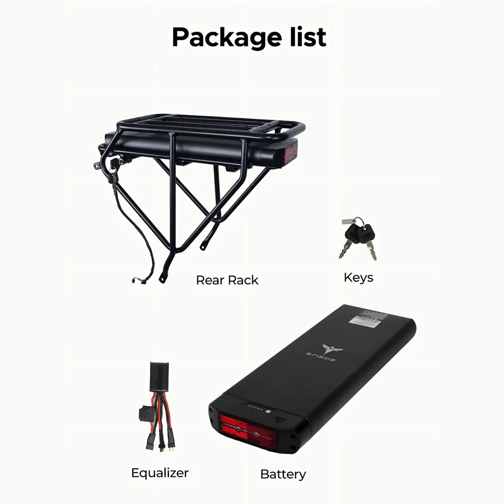 ENGWE Rear Rack + 48V 13Ah Rear Battery for EP-2 PRO