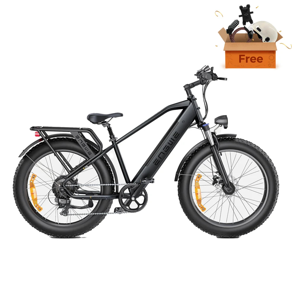 ENGWE E26 26" Fat Tire All-Terrain Electric Bike 1000W Motor Peak 48V 16Ah Battery