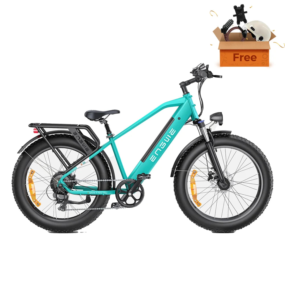 ENGWE E26 26" Fat Tire All-Terrain Electric Bike 1000W Motor Peak 48V 16Ah Battery