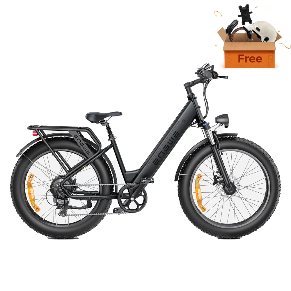 ENGWE E26 26" Fat Tire All-Terrain Electric Bike 1000W Motor Peak 48V 16Ah Battery