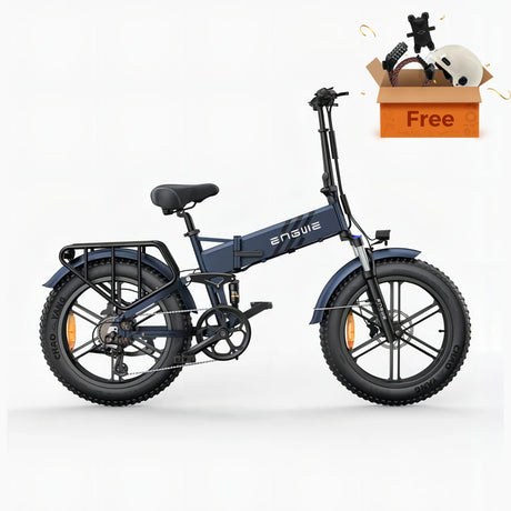 ENGWE Engine Pro 2.0 20" Fat Tire Folding Electric Bike 1200W Motor 52V 16Ah Battery