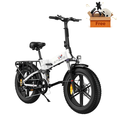 ENGWE Engine X 20" Fat Tire Folding Electric Bike 250W Motor 48V 13Ah Battery