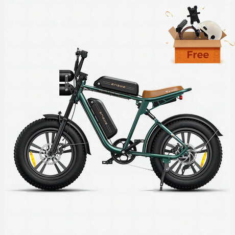 ENGWE M20 20" Fat Tire Off-road Electric Bike 750W Motor 48V 26Ah Dual Battery