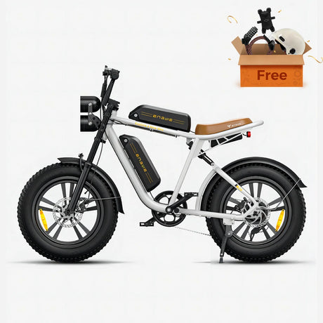 ENGWE M20 20" Fat Tire Off-road Electric Bike 750W Motor 48V 26Ah Dual Battery