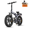 ENGWE X20 20" Fat Tire Folding Electric Bike MTB 1000W (Peak) Motor 48V 22.2Ah Dual Battery