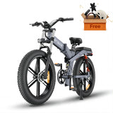 ENGWE X26 26" Fat Tire Folding Electric Bike MTB 1200W (Peak) Motor 48V 29.2Ah Dual Battery