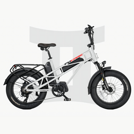 FUCARE Gemini X 20" Electric Moped-Style Bike 750W Motor 48V 15Ah Dual Batteries