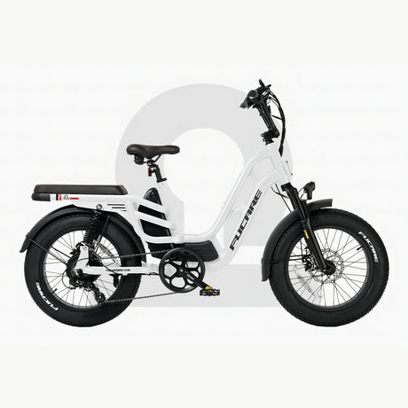 FUCARE Libra 20" Step-Thru Full Suspension Electric Bike 750W Motor 48V 20Ah Battery