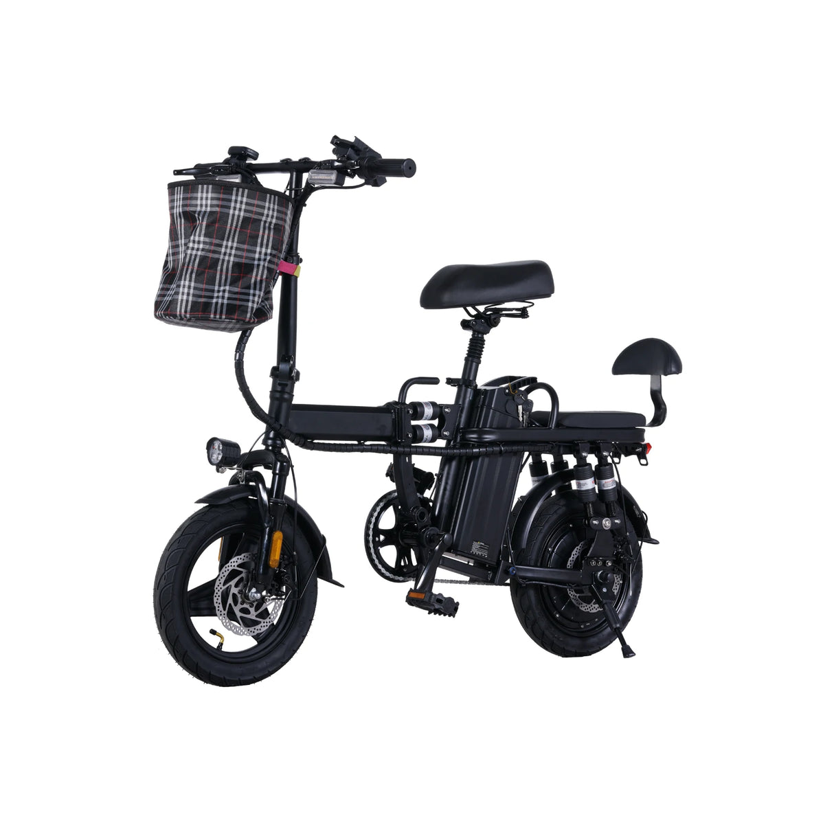 GLEERIDE A9 14" Mini Folding Electric Bike 500W Motor 48V 15Ah Battery