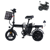 GLEERIDE A9 14" Mini Folding Electric Bike 500W Motor 48V 15Ah Battery