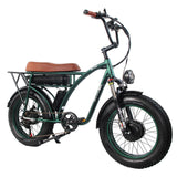 GOGOBEST GF750 20*4" Fat Tire Electric All-Terrain Bike 1000W*2 Dual Motors 48V 17.5Ah Battery