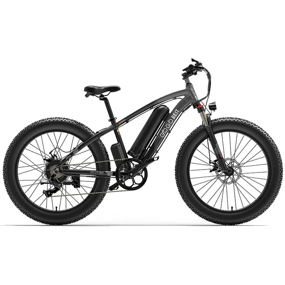 GOGOBEST GF600 26*4" Fat Tire Electric Mountain Bike 1000W Motor 48V 13Ah Battery