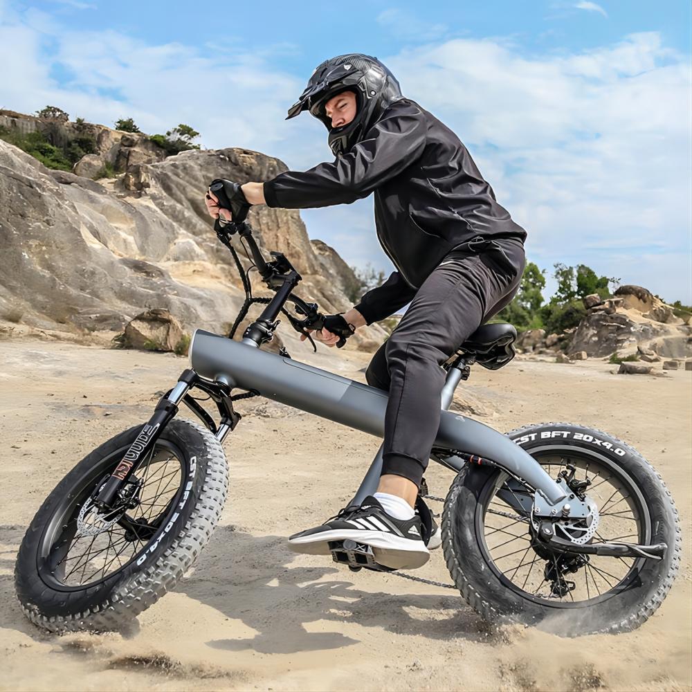 KIXIN Q3 Plus 20" Mountain Electric Bike 750W Motor 48V 13Ah Battery