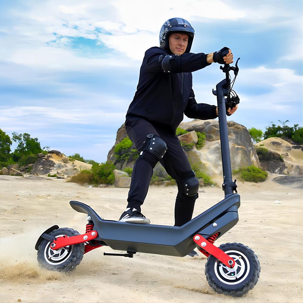 KIXIN X10 11" Folding Electric Scooter 1000W*2 Dual Motor 48V 18.2Ah Battery