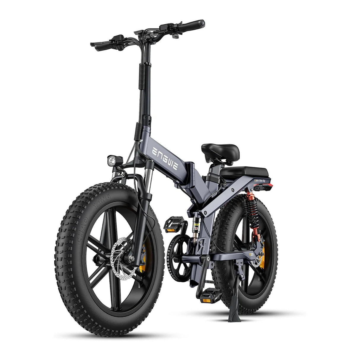 ENGWE X20 20" Fat Tire Folding Electric Bike MTB 1000W (Peak) Motor 48V 22.2Ah Dual Battery