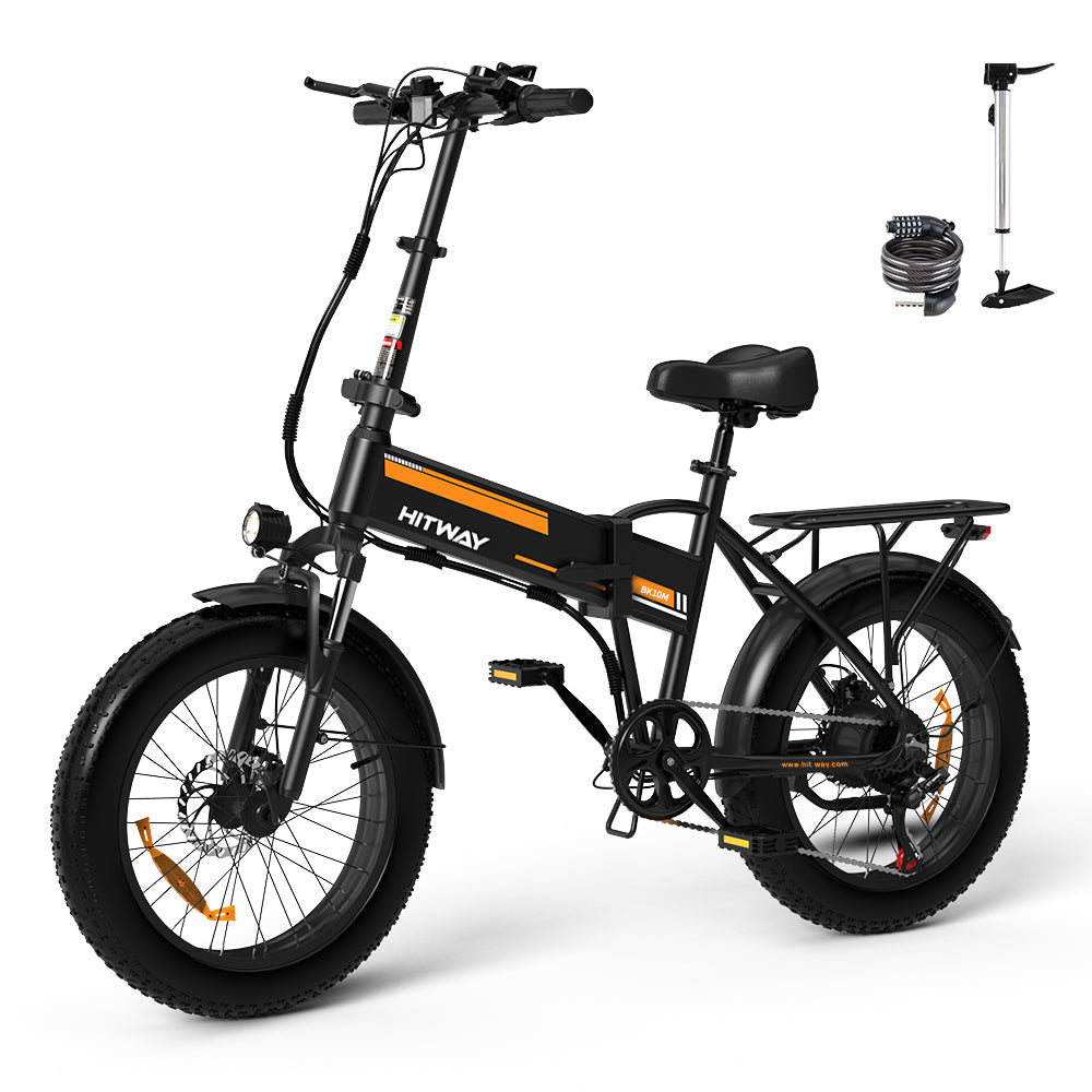 HITWAY BK10M 20" Folding Electric Bike 750W Motor 48V 12Ah Battery