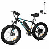 HITWAY BK15M 26*4.0" Fat Tire Electric Mountain Bike 750W Motor 48V 15Ah Battery