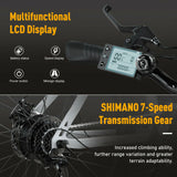 HITWAY BK15M 26*2.125" Electric Mountain Bike 500W Motor 36V 12Ah Battery