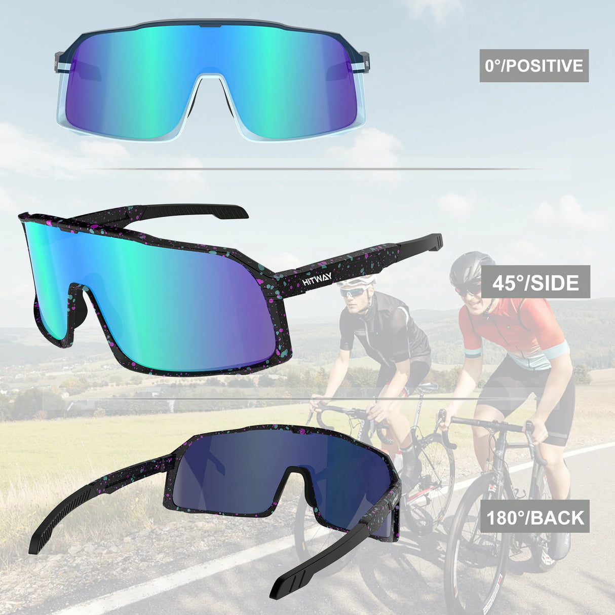 HITWAY Polarized Adult Cycling Glasses