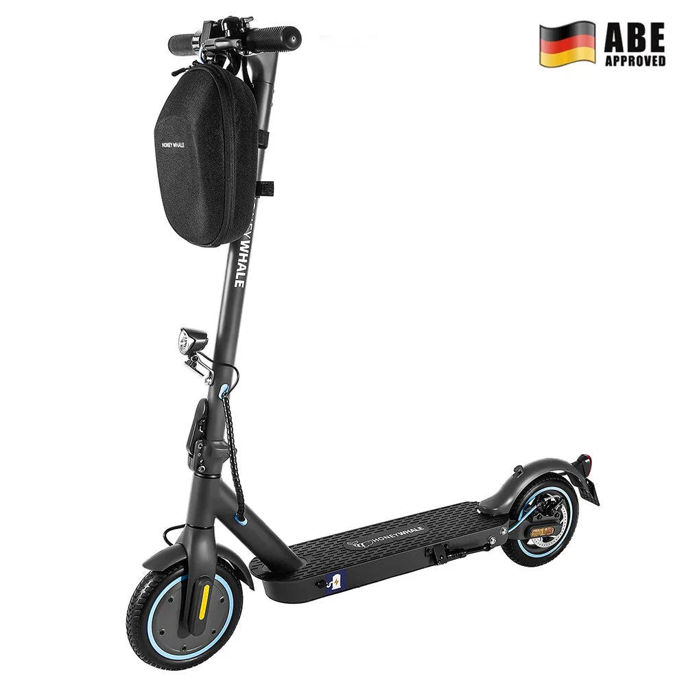 HONEY WHALE E9 Scooter elettrico pieghevole da 8,5 pollici Motore 350 W Batteria 36 V 7,5 Ah (ABE)