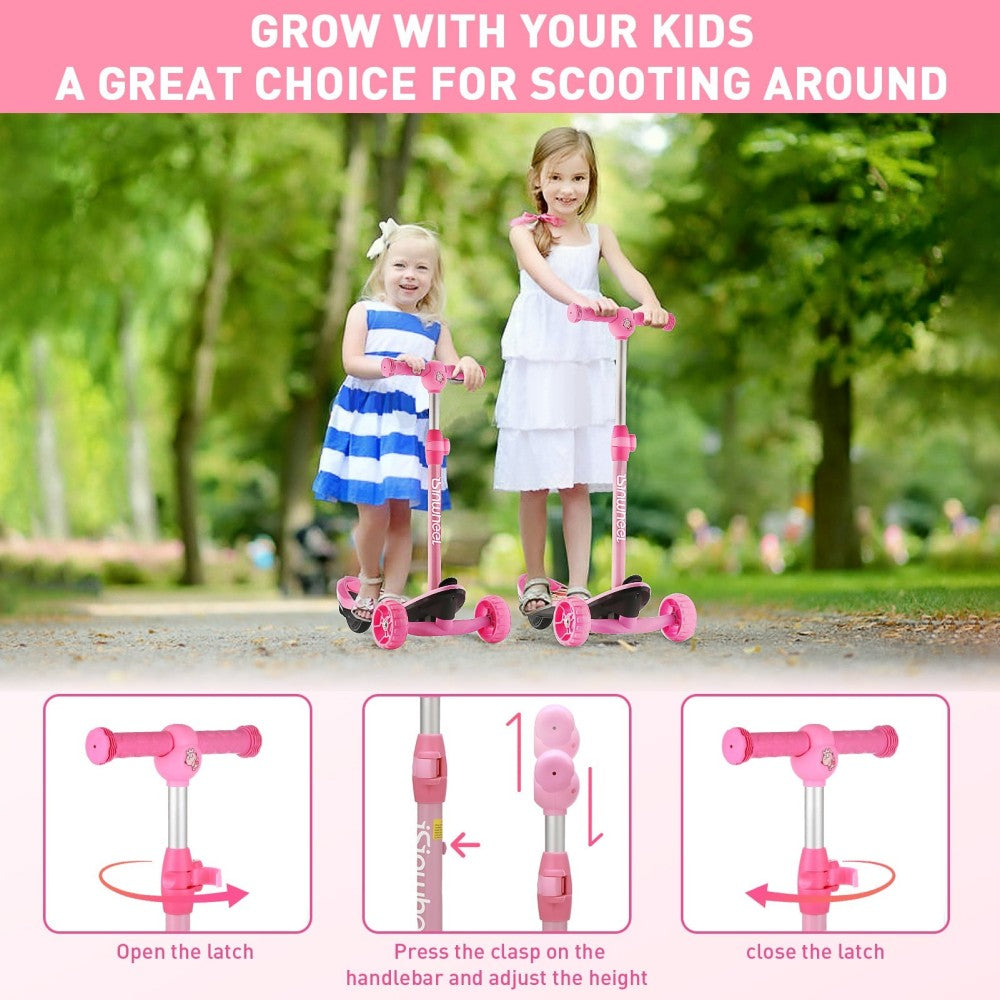 ISINWHEEL Mini Pro Kids 3 Wheel Electric Scooter 60W Motor 12.8-14.6V 5Ah Battery(2IN1 Design）